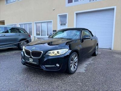 Schwarz Gebraucht 2015 BMW 218 Sport Line Cabrio | € 15.900 (Teuer)