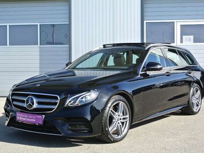 gebraucht Mercedes E220 d 4Matic * AMG-Line * GLASDACH * KAMERA *LED*