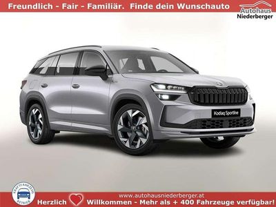 Silber Neu 2025 Skoda Kodiaq SportLine SUV | € 48.076 (Etwas zu teuer)