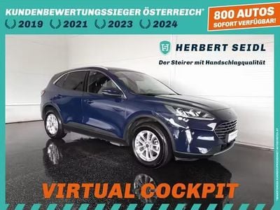 gebraucht Ford Kuga TITANIUM X DURATEC PHEV Aut. LED / NAVI / VIRTUELL / KAMERA / TEILLEDER / LENKRAD & SHZG / E-KLAPPE