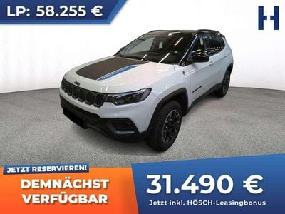 Weiss Gebraucht 2024 Jeep Compass Trailhawk SUV | € 32.990 (Etwas zu teuer)