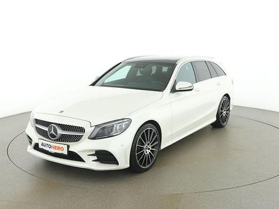 Weiß Gebraucht 2018 Mercedes C220 AMG line Kombi | € 27.990 (Etwas zu teuer)