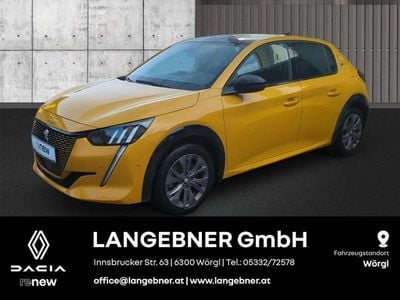 Gebraucht Peugeot e-208 57 kW (78 PS) 2023 Gelb Kleinwagen