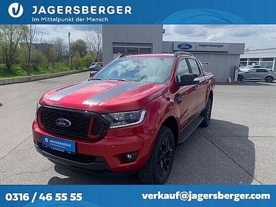 gebraucht Ford Ranger Doppelkabine Stormtrak 4x4 2,0 EcoBlue Aut.