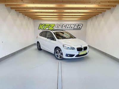 Gebraucht BMW 218 Active Tourer Sport Line 136 PS (100 kW) 2015 Weiß Van / Kleinbus