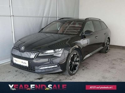 Schwarz metallic Gebraucht 2021 Skoda Superb SportLine Kombi | € 25.950 (Fairer Preis)