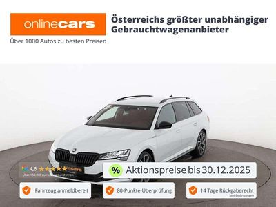 Weiß Gebraucht 2021 Skoda Superb SportLine Kombi | € 27.790 (Etwas zu teuer)