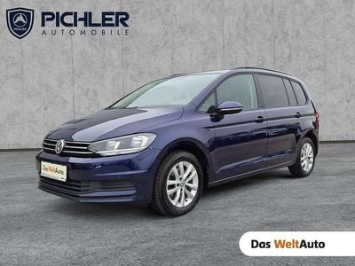 Mittelblau metallic Gebraucht 2016 VW Touran Comfortline Van / Kleinbus | € 15.990 (Fairer Preis)