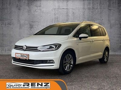 Gebraucht VW Touran Highline 150 PS (110 kW) 2022 Weiß Van / Kleinbus