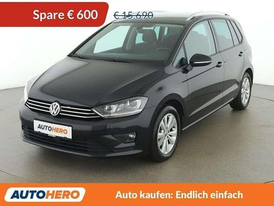 Schwarz Gebraucht 2017 VW Golf Sportsvan Comfortline Van / Kleinbus | € 15.090 (Teuer)