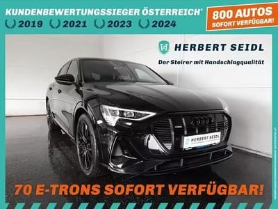 gebraucht Audi e-tron 50 quattro S-Line Black Edition NP: € 86.118 / 21 ZOLL / MATRIX-LED / VIRTUELL / NAVI / B&O / OPTIKPAKET & DACHHIMMEL SCHWARZ
