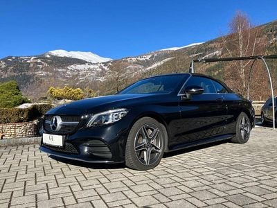 Schwarz Gebraucht 2019 Mercedes C300 AMG line Cabrio | € 40.900 (Fairer Preis)
