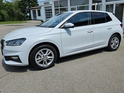Gebraucht Skoda Fabia Selection 95 PS (69 kW) 2024 Weiss  metallic Kleinwagen