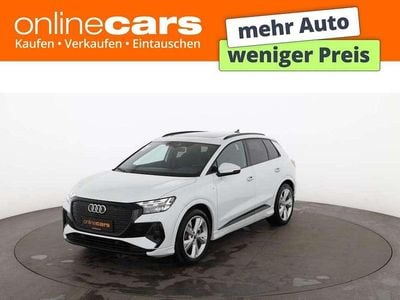Gebraucht Audi Q4 e-tron S-Line 150 kW (204 PS) 2021 Weiß SUV