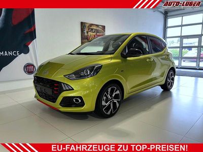 Neu Hyundai i10 N Line 90 PS (66 kW) 2025 Lucid lime metallic Kleinwagen