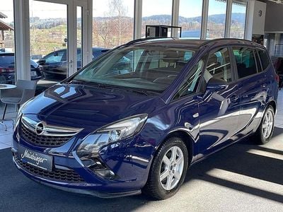 Gebraucht Opel Zafira Tourer Edition 131 PS (96 kW) 2012 Blau Van / Kleinbus