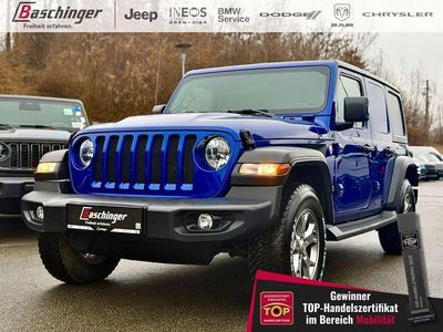 Gebraucht Jeep Wrangler Unlimited Sport 200 PS (147 kW) 2021 Blau SUV