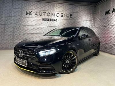 Schwarz Gebraucht 2019 Mercedes A180 AMG line Kleinwagen | € 27.900 (Etwas zu teuer)