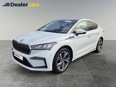 Weiß Gebraucht 2023 Skoda Enyaq iV Suite SUV | € 36.990 (Etwas zu teuer)