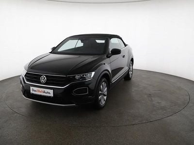 Gebraucht VW T-Roc Cabriolet Style 110 PS (80 kW) 2021 Schwarz Cabrio