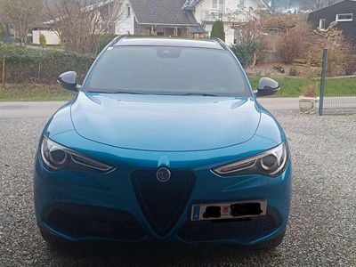 Blau Gebraucht 2019 Alfa Romeo Stelvio Tech Edition SUV | € 39.996 (Teuer)