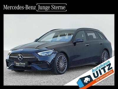 Metalliclack obsidianschwarz Gebraucht 2024 Mercedes C200 Premium Plus Kombi | € 49.960 (Teuer)