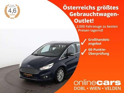 Blau Gebraucht 2017 Ford S-MAX Titanium Van / Kleinbus | € 7.190 (Superpreis)