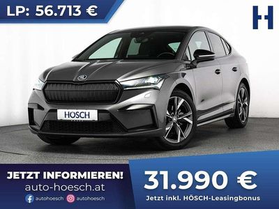 Grau Gebraucht 2023 Skoda Enyaq iV SportLine SUV | € 33.490 (Etwas zu teuer)
