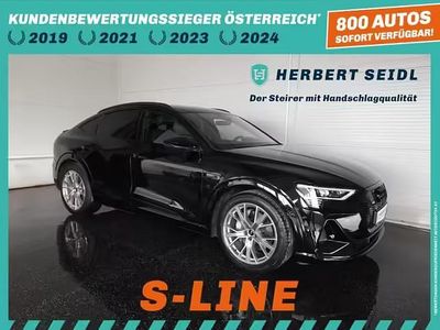 gebraucht Audi e-tron SB 50 quattro S-LINE NP: € 87.401,- / 21 ZOLL / OPTIKPAKET SCHWARZ PLUS / VIRTUELL / NAVI / KAMERA