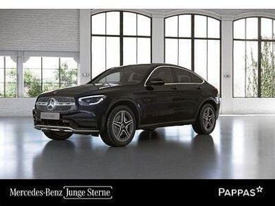 Obsidianschwarz metallic Gebraucht 2023 Mercedes GLC220 AMG Line Premium Coupé | € 54.900 (Etwas zu teuer)