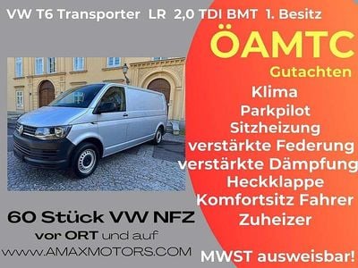 gebraucht VW T6 Kastenwagen LR 2,0 TDI BMT Heckklappe, Klima...