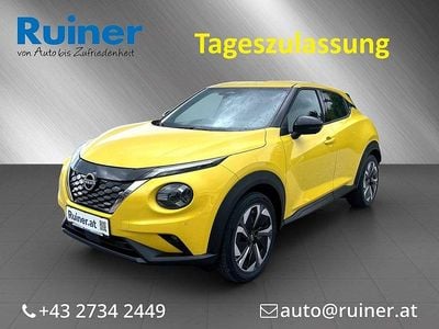 Neu Nissan Juke N-Connecta 94 PS (69 kW) 2025 Gelb SUV