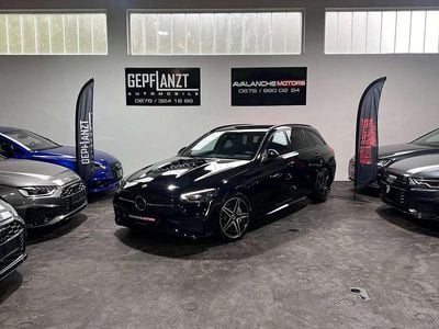 Schwarz Gebraucht 2022 Mercedes C220 AMG line Kombi | € 33.590 (Etwas zu teuer)