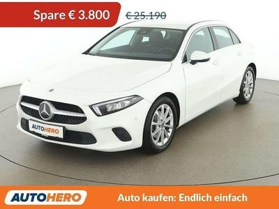 Gebraucht Mercedes A200 163 PS (119 kW) 2018 Weiß Kleinwagen