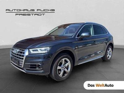 Dunkelblau metallic Gebraucht 2018 Audi Q5 Sport SUV | € 36.900 (Etwas zu teuer)