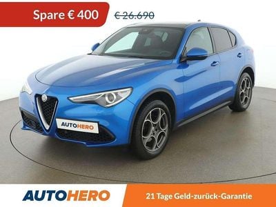 Blau Gebraucht 2018 Alfa Romeo Stelvio Super SUV | € 26.290 (Guter Preis)