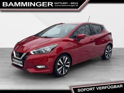 Gebraucht Nissan Micra Tekna 90 PS (66 kW) 2017 Rot Kleinwagen