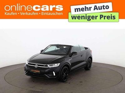 Schwarz Gebraucht 2022 VW T-Roc Cabriolet R-line Cabrio | € 24.290 (Superpreis)