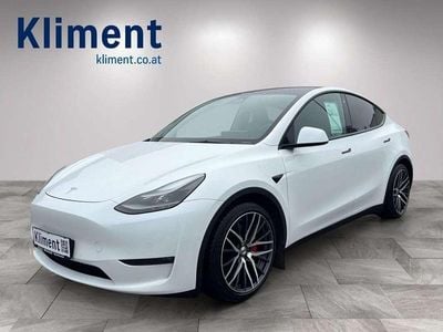 Gebraucht Tesla Model Y Performance 392 kW (533 PS) 2022 Weiß SUV