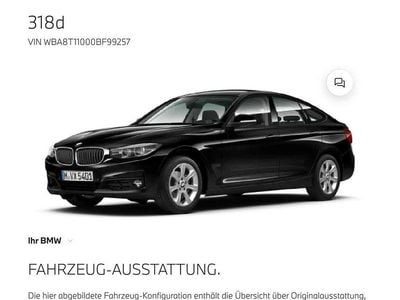 Gebraucht BMW 318 Gran Turismo Advantage 150 PS (110 kW) 2017 Schwarz Limousine