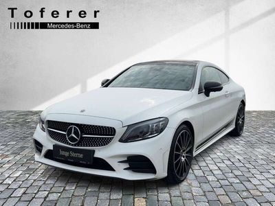 gebraucht Mercedes C200 4MATIC Coupé AMG Pano Night Distr Mbeam