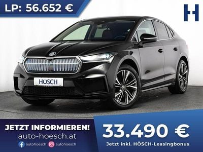 gebraucht Skoda Enyaq iV 80 COUPE MATRIX LEDER PANO 20er HEAD-UP CANTON
