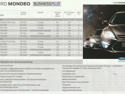 gebraucht Ford Mondeo Traveller Business Plus 20 TDCi