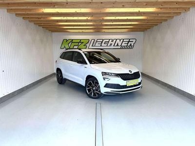 Weiß Gebraucht 2022 Skoda Karoq SportLine SUV | € 35.450 (Teuer)