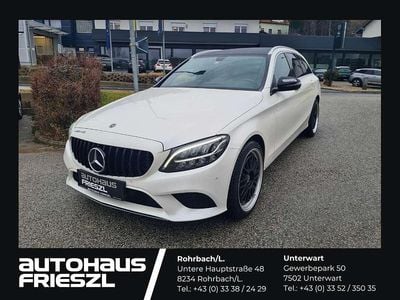 Gebraucht Mercedes C220 AMG line 194 PS (142 kW) 2018 Weiß Kombi