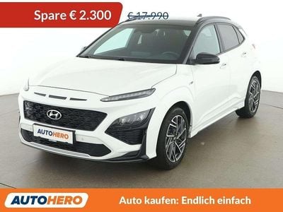 Gebraucht Hyundai Kona N Line 120 PS (88 kW) 2021 Weiß SUV