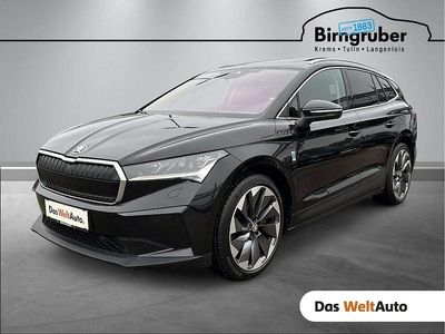 Schwarz metallicperleffektno Gebraucht 2021 Skoda Enyaq iV SUV | € 29.870 (Etwas zu teuer)