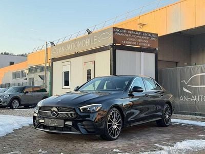 Schwarz Gebraucht 2021 Mercedes E220 AMG line Limousine | € 39.990 (Etwas zu teuer)