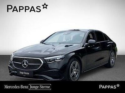 Obsidianschwarz metallic Gebraucht 2024 Mercedes E220 Advanced Plus Limousine | € 61.900 (Fairer Preis)
