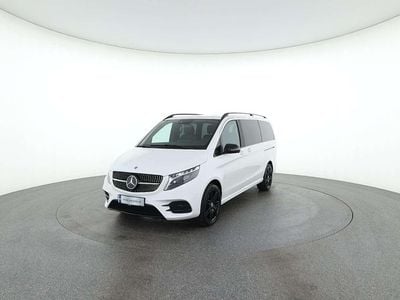 Bergkristallweiß met Gebraucht 2023 Mercedes V300 Night Van / Kleinbus | € 111.588